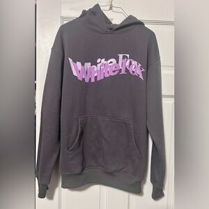 White Fox Gray and Purple Sweatshirt XS/S